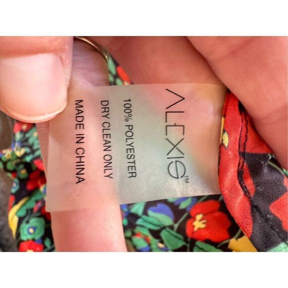 Alexis Hiroka Robe in Botanical Mandarin Size Small - Picture 9 of 12